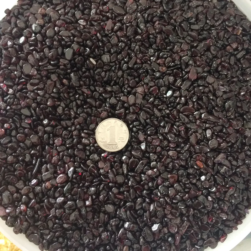 Натуральный гранат кристалл минерал очистка размагничивание аквариума