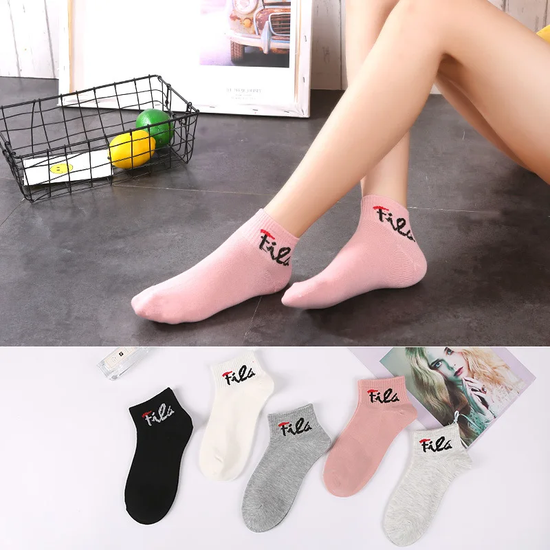 5Pcs/Lot Cartoon Candy Women Socks Harajuku Totoro Word Stripe Animal Hosiery Ear Cotton Comfortable Gril Woman | Женская одежда