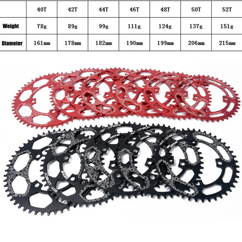 Велосипедная Звездочка 40/42/44/46/48/50/52 т BCD 104 мм MTB Горный велосипед шатуны