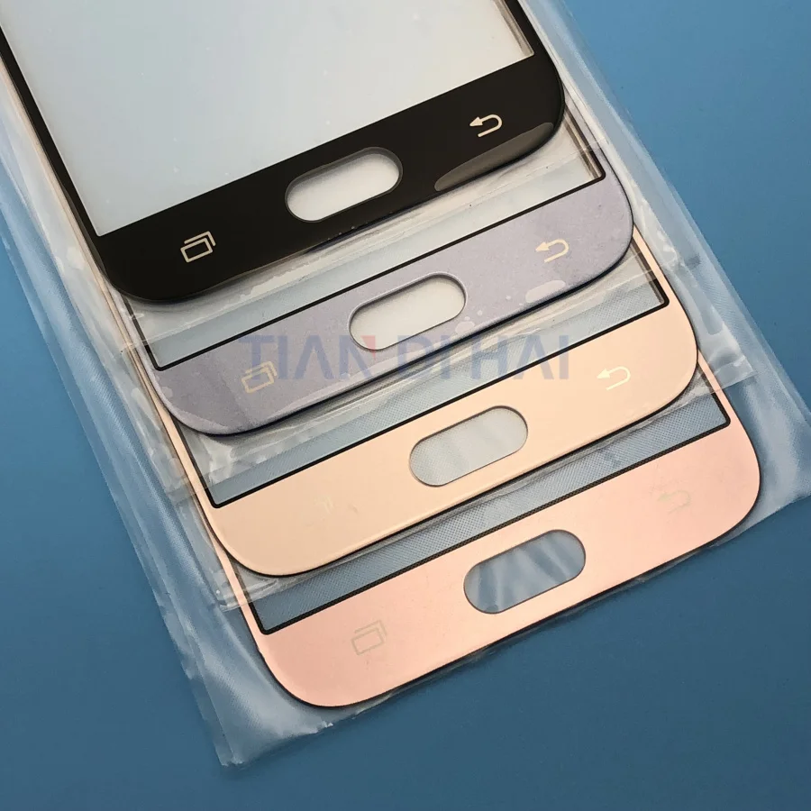 Передняя внешняя стеклянная крышка для объектива Замена для samsung Galaxy J5 J7 J3 J530 J530F J730F J330F ЖК-стекло и B-7000 инструменты для клея