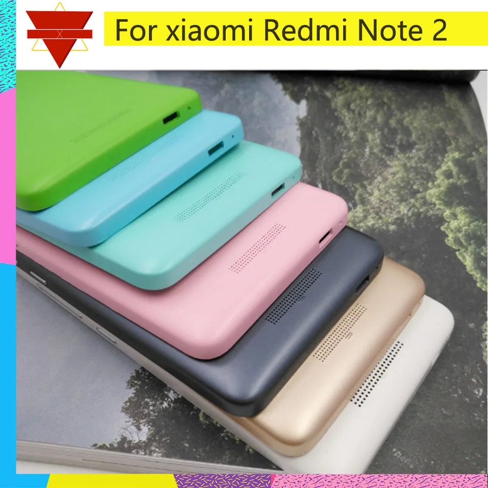 10 шт./партия новинка 5 дюймов для Xiaomi Redmi Note 2 крышка аккумулятора задняя батареи