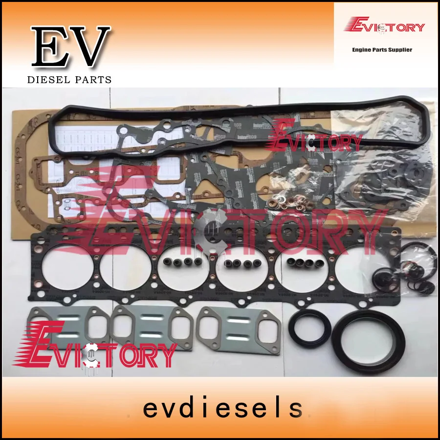 

For Doosan DH150 DB58T DB58 piston ring + full gasket kit + engine bearing