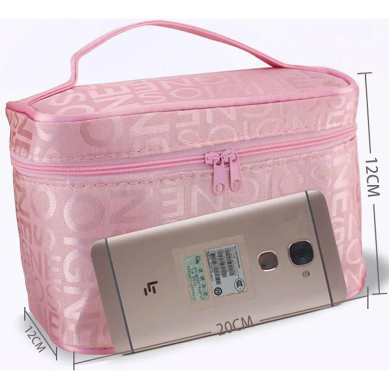 Портативная Женская и мужская косметичка для макияжа органайзер туалетных