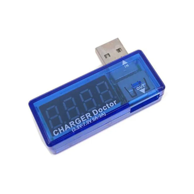 B Цифровой USB Мобильный зарядное устройство вольтметр умная электроника Ток Напряжение тестер метр USB тестер доктор Вольтметр Амперметр - Цвет: B