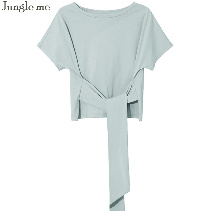 Джунгли меня лента футболка и широкие брюки девять женские тонкий Высокая Талия