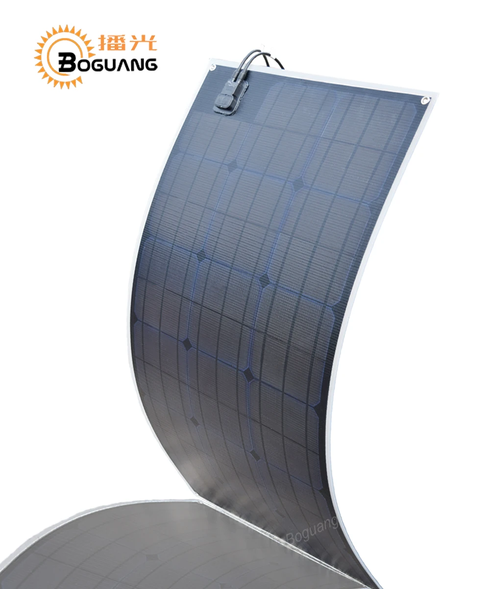 Boguang 80 Вт солнечная панель ETFE монокристаллическая Кремниевая ячейка модуль печатной платы MC4 разъем для 12 В светодиодный фонарь на батарейках автомобиля RV yacht power