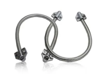 

Access control over the line protector door with anti - clip line tube metal exposed stainless steel conduit