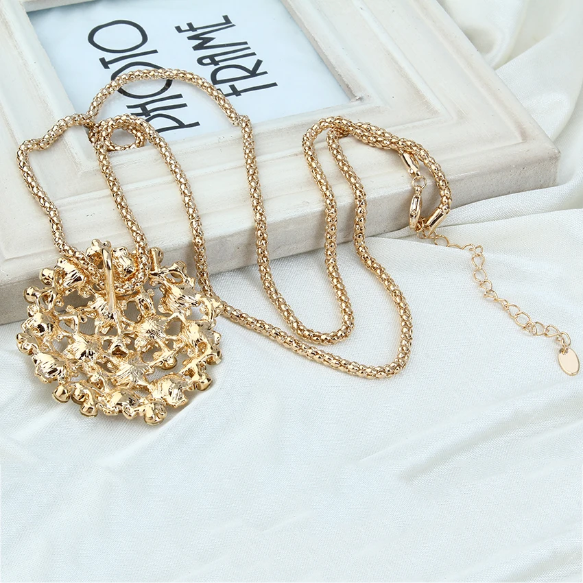 Модное ожерелье для женщин ювелирные изделия подвески известный бренд круглый