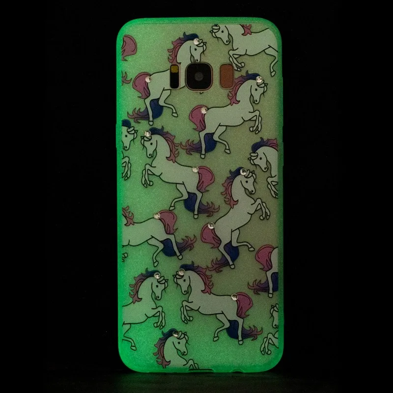 Jovo чехол для Samsung S8 плюс Роскошный Световой силиконовый сотовый телефон мягкий TPU