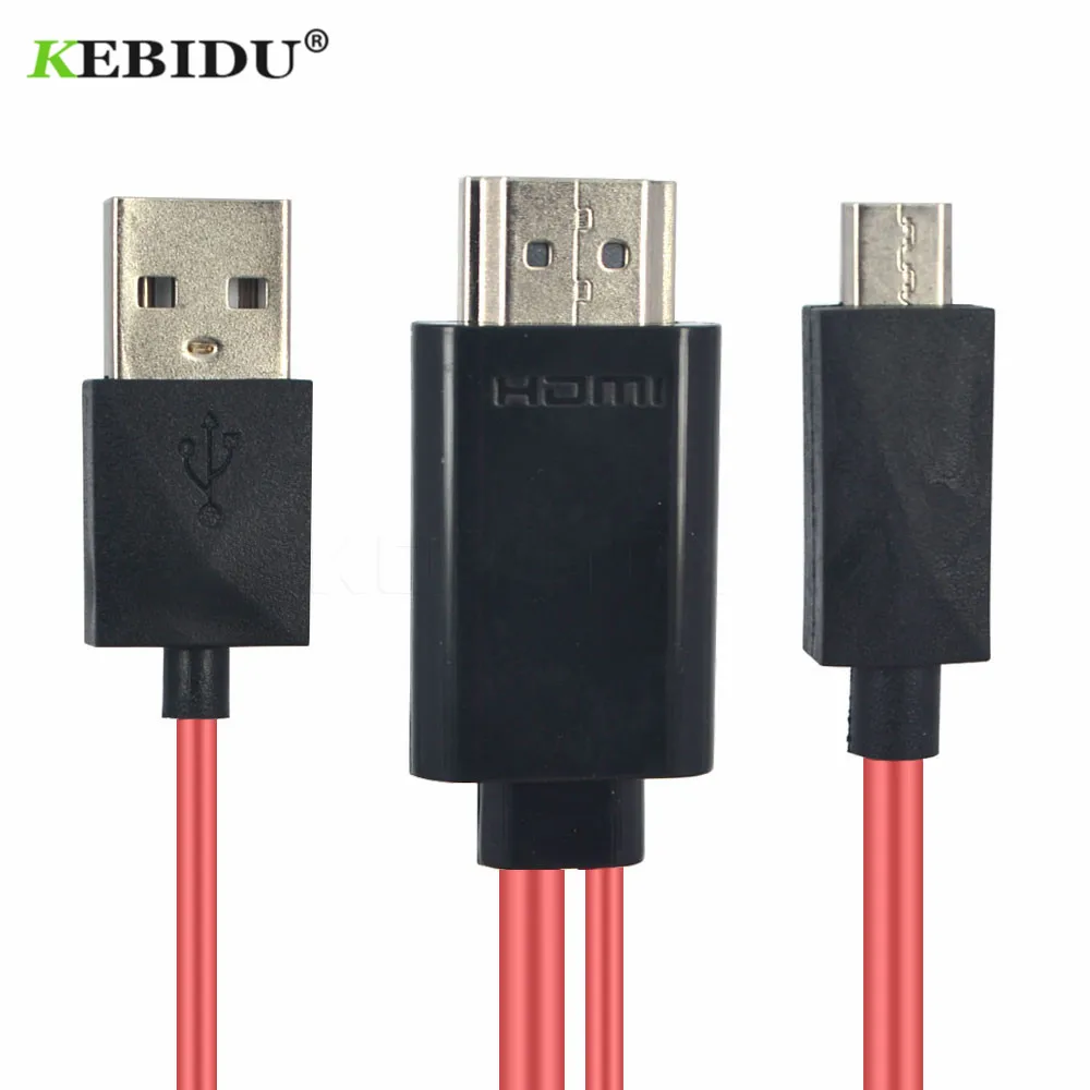 Kebidu 2M Micro USB для микро устройства кабель HD адаптер 1080P Full Samsung Galaxy S2 I9100 S I900 |