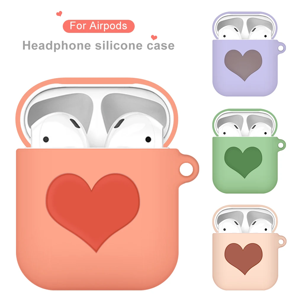 

Мягкий силиконовый чехол для наушников Apple AirPods 2, с 3D рисунком, для беспроводных Bluetooth-наушников