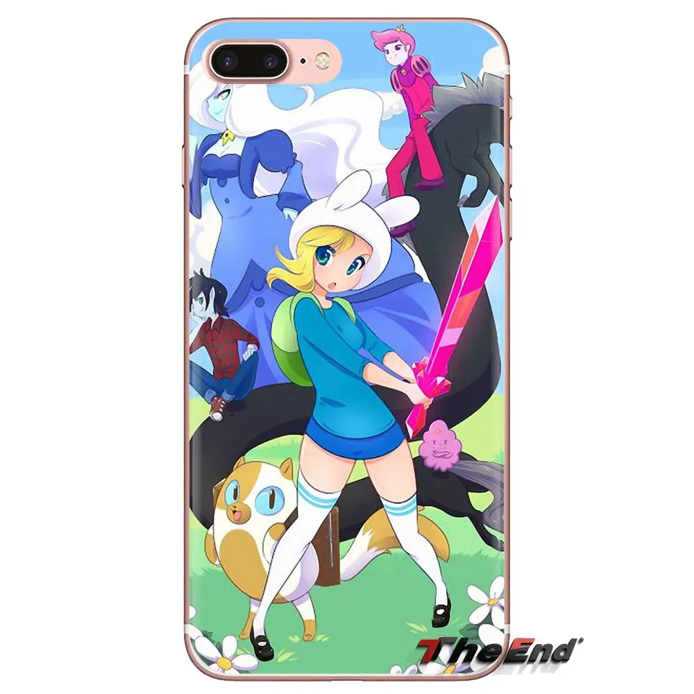 Время приключений с Джек Финн прозрачные ТПУ чехлы для iPod Touch Apple iPhone 4 4s 5 5S SE 5C 6 S 7 8