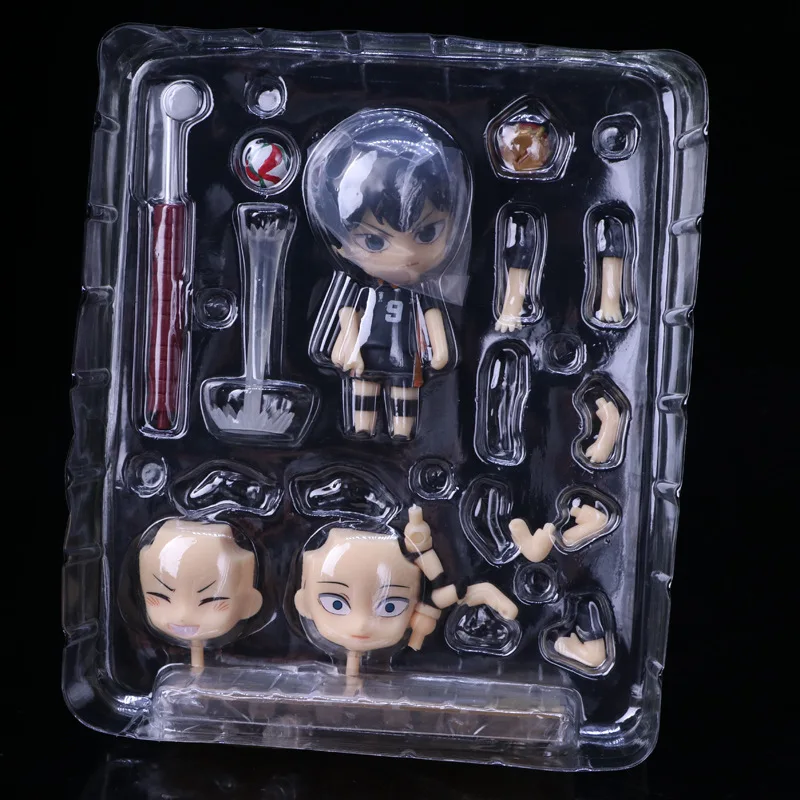 Haikyuu Фигурки Nendoroid Хината Syouyou 489#563#461#605# кагеяма tobio Рисунок ПВХ 10 см японского аниме-волейбол цифры - Цвет: 489 no box