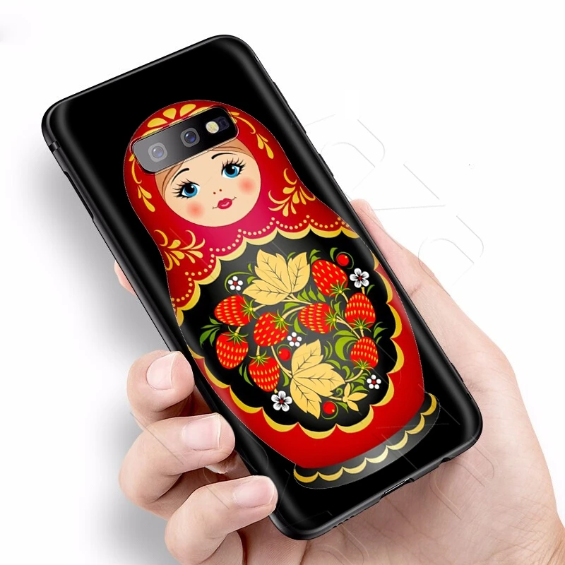 Lavaza Cute Russian Dolls Matryoshka Case for Samsung Galaxy Note 10 Plus A10 A30 A40 A50 A70 M20 A20 A20S A10S A30S A50S |