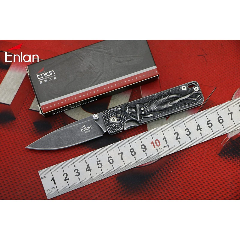 ENLAN M033 складной нож 8Cr13Mov лезвие 440c ручка подарок нож открытый охотничий кемпинг карманные Фруктовые Ножи EDC рыболовные инструменты