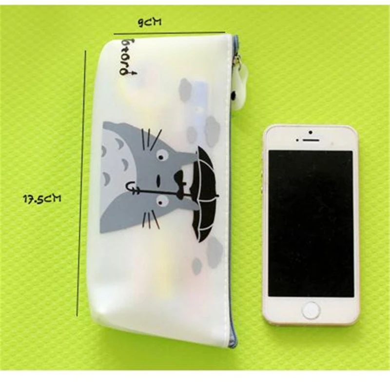 4 шт./лот Карандаш сумка Тоторо коробка случай стиль Улыбка/Смех/зонтик Дети