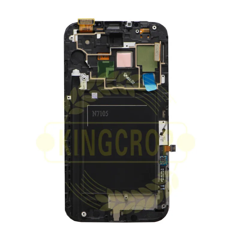 AMOLED lcd для samsung Galaxy Note 2 Note2 N7100 N7105 T889 i317 i605 L900 lcd с рамкой дисплея кодирующий преобразователь сенсорного экрана в сборе