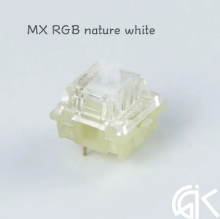 1 шт. оригинальный переключатель cherry mx натуральный белый RGB для механической
