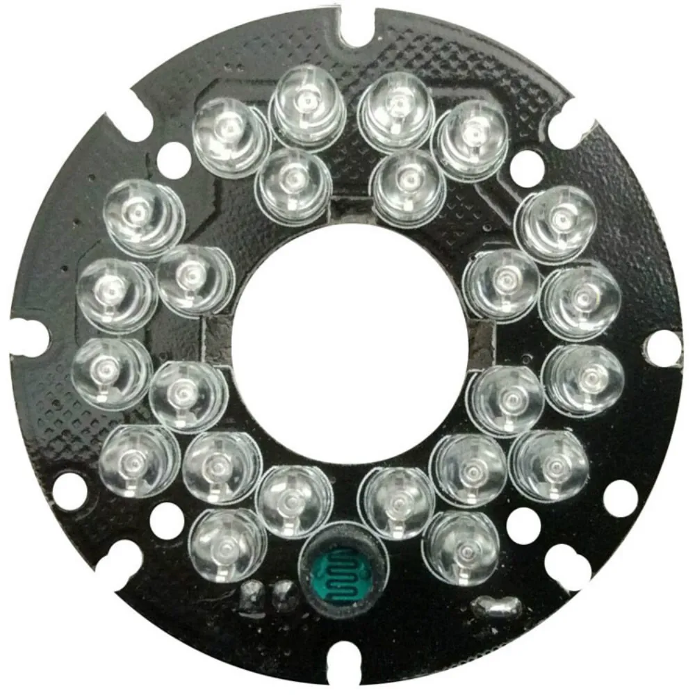 

Infrared Light Board IR LED Board 24 Leds Infrared IR 5mm 90 Degrees 850nm For Security CCTV Camera 3.6mm lens IP camera