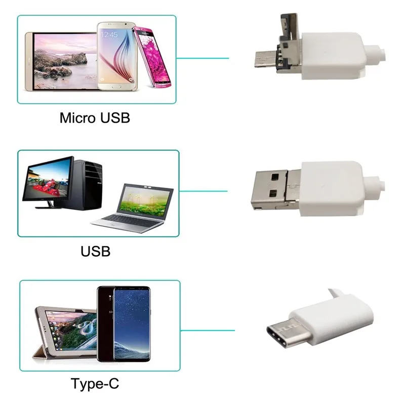 3 в 1 USB-эндоскоп для чистки ушей 5 мм | Безопасность и защита