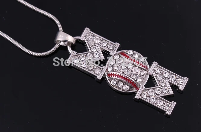 Новый продукт 30 шт цинк Heirloom Finds бейсбольный Софтбол Марка MOM Pave Хрустальная