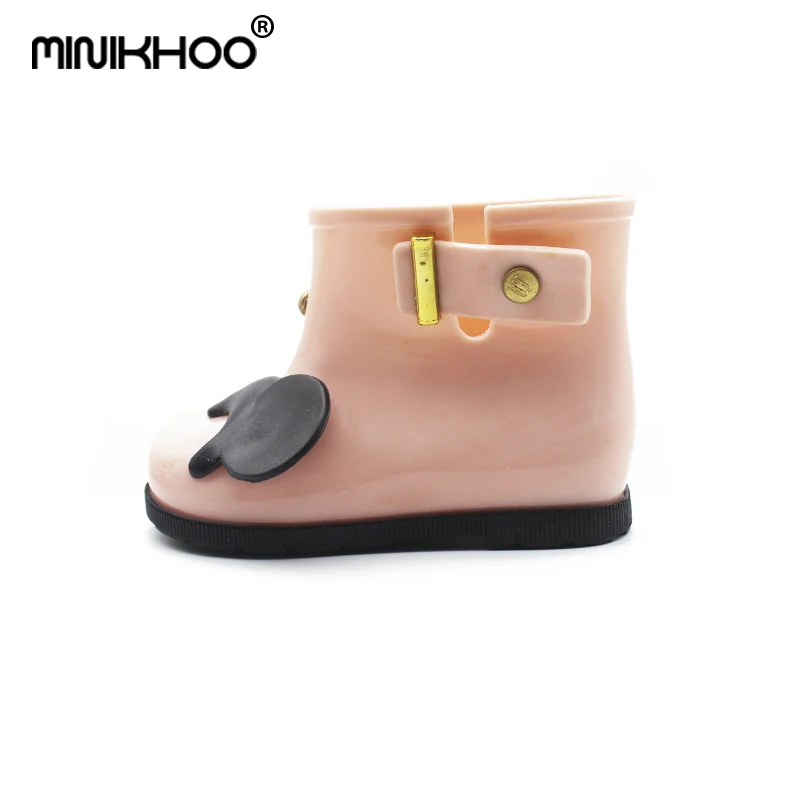 Mini Melissa/непромокаемые сапоги Новинка 2018 года непромокаемые с противоскользящим