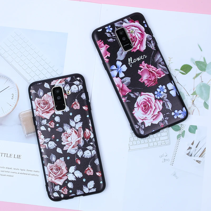 Case For Samsung Galaxy A5 2017 A7 A3 J2 Pro J3 J5 J7 2016 A6 Plus J6 2018 S7 Edge S8 S9 Relief Silicone Cases |
