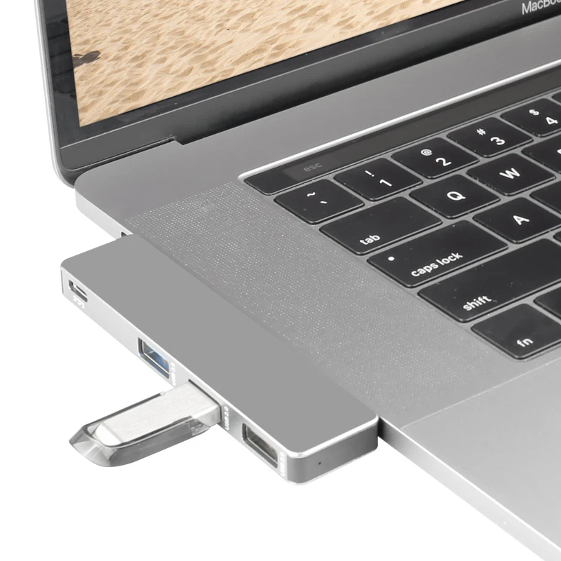 Acasis USB 3 1 Type C концентратор 4-портовый 0 2 адаптер алюминиевый корпус Type-C для Macbook