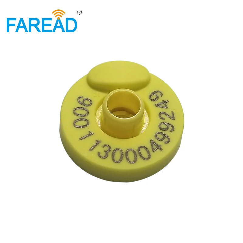 x50pairs best sale Free Shipping 134.2KHz  LF RFID tags Animal ear tag for livestock management  ISO Standard