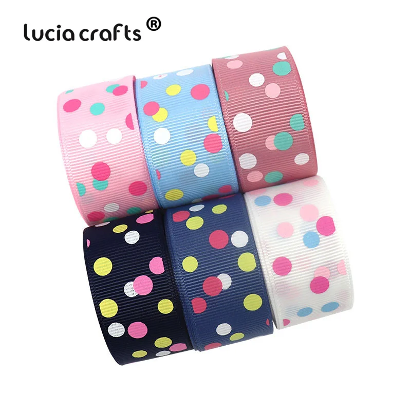 6 ярдов много вариантов Grosgrain/сатин/органза ленты DIY Hairbow рождественские ленты аксессуары Швейные принадлежности T0201 - Цвет: 040054245  25mm