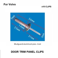 x10pcs for volvo 100 mudguard aluminum blind pop rivet industrial aluminum pop rivet assortment for handair riveter gun