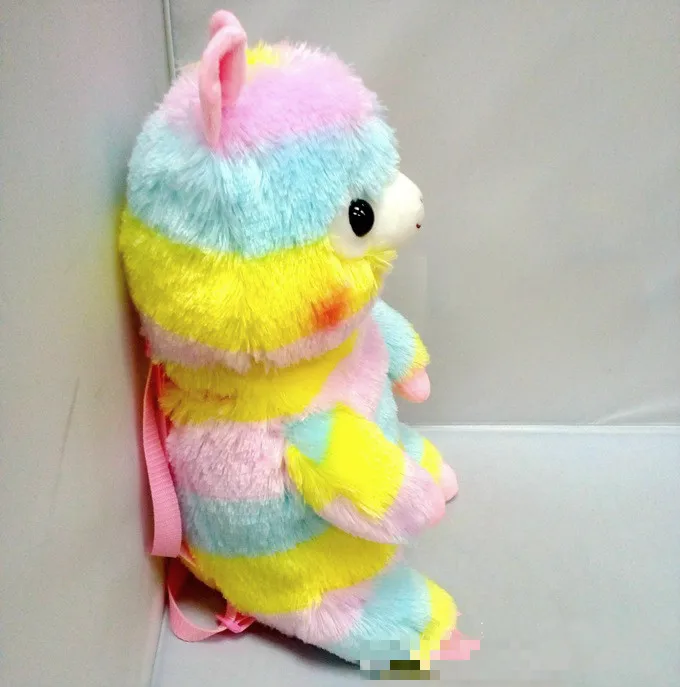 Радуга плюшевая Alpacasso Рюкзак Мягкая кукла плечи мешок день рождения