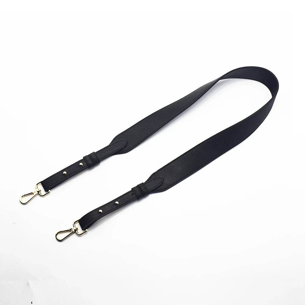 96cm Bag Strap Handbag Straps Replacement Parts Bag Belts Leather DIY Handmade Black Handles for Women Shoulder Bags Accessories