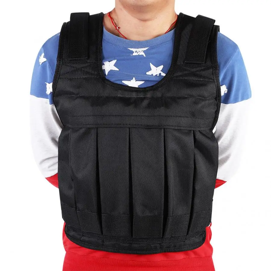 Прочный портативный утяжеленный жилет из ткани Оксфорд для тяжелых условий