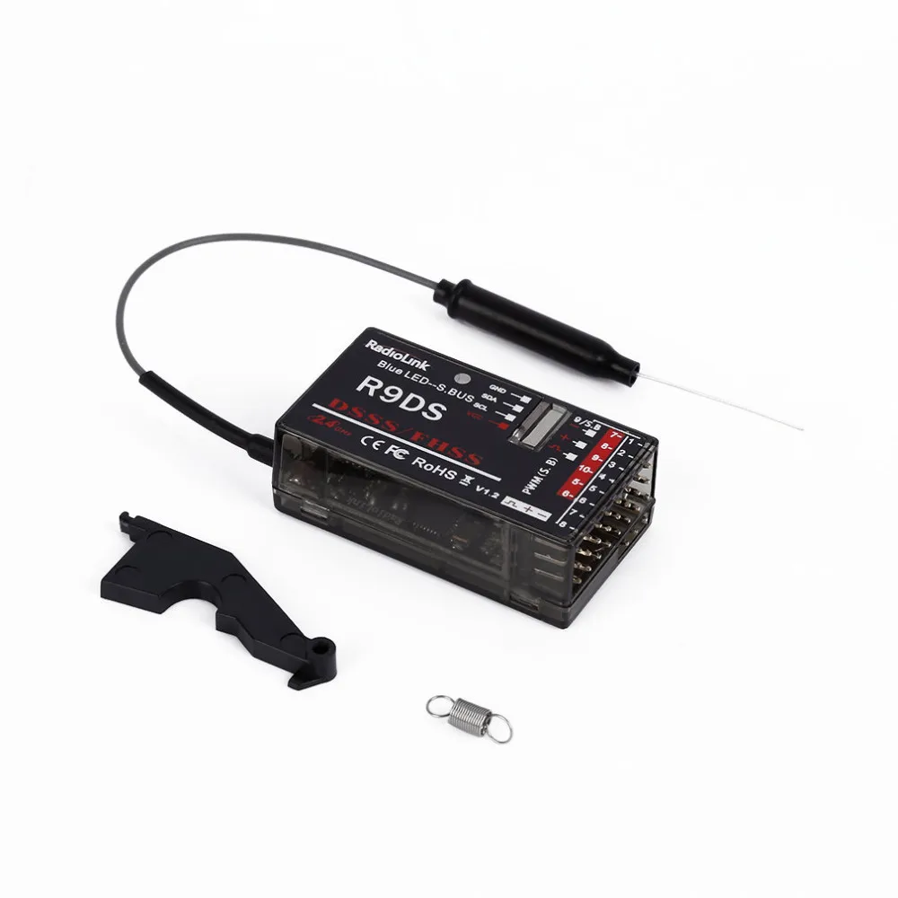 Радиоприемник Radio Remote Control System AT9S R9DS DSSS FHSS 2 4G 10 каналов для радиоуправляемого