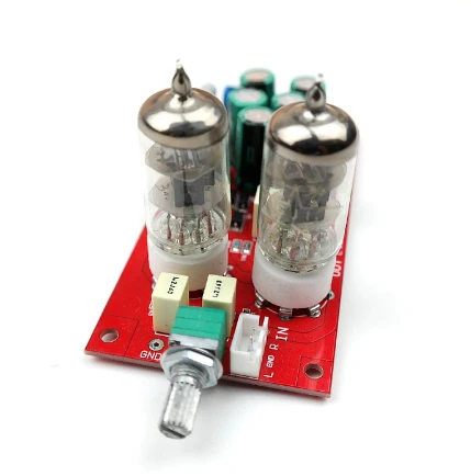 HS BOX 6J1 HiFi стерео трубка электронный клапан Предварительный усилитель