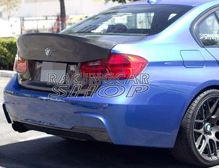 CSL Стиль 3K настоящее углеродное волокно задний багажник для BMW 3 Series F30 седан 2012UP