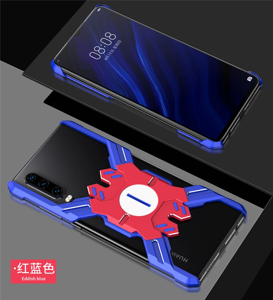 Металлический чехол для huawei P30 Pro, ультра-светильник, механический кронштейн, алюминиевый сплав, рамка, бампер, защитный чехол для huawei P30, чехол