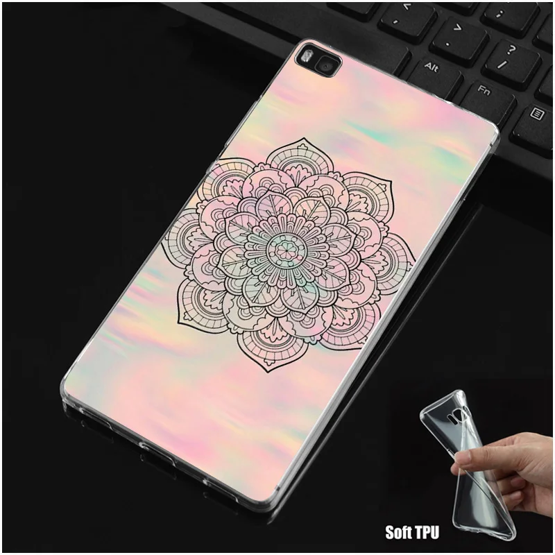 DREAMFOX M538 Mandala Flower Soft TPU Silicone Case Cover For Huawei P8 P9 P10 Lite Plus 2017 Honor 8 Pro 9 6X |