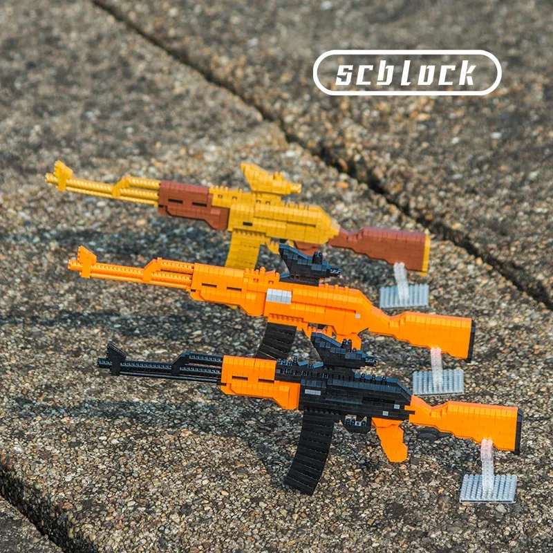 Сборный игрушечный пистолет сборка мелких частиц модель пистолета сделай сам