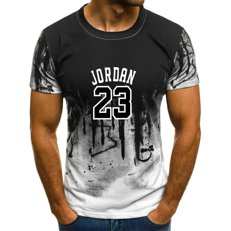 Мужская футболка Jordan 23 с принтом в стиле хип-хоп для фитнеса 2019 | одежда