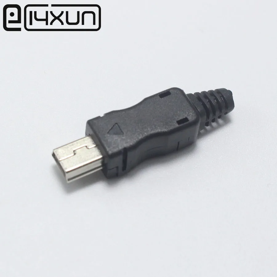 EClyxun 100 шт./лот сделай сам OTG Mini Type B USB 5Pin сварочный Штекерный разъем 4 в 1 переходник