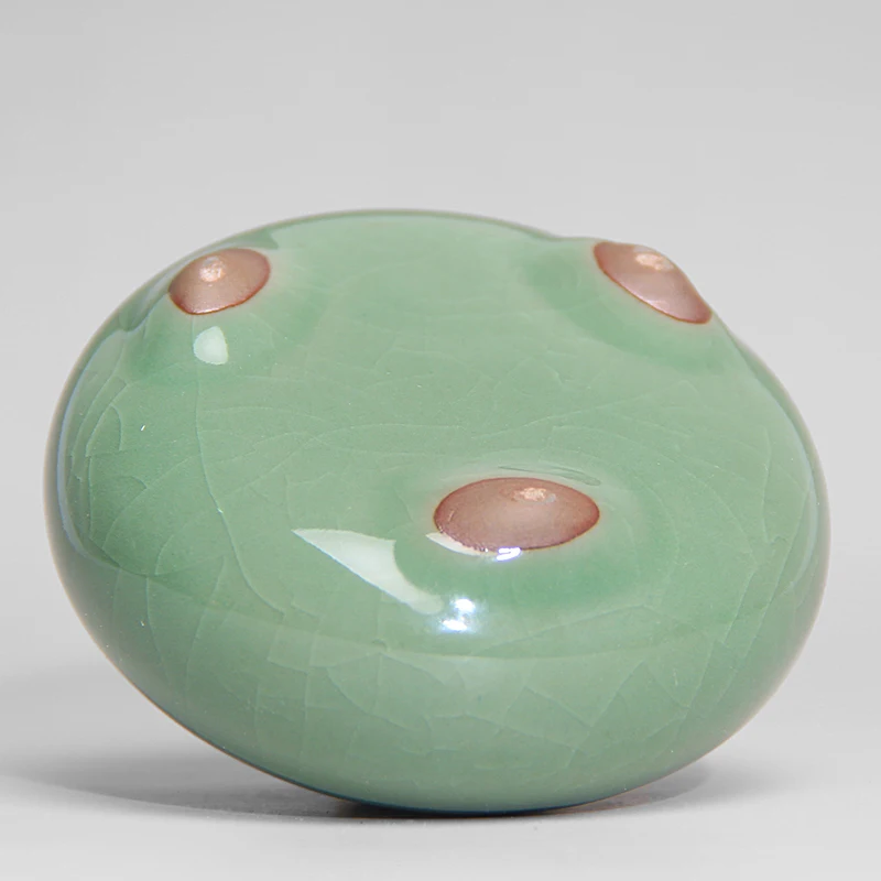Longquan Celadon латунь керамика фарфор ладан плита держатель Будды курильница ладан палочки с ладаном катушки конусов печи