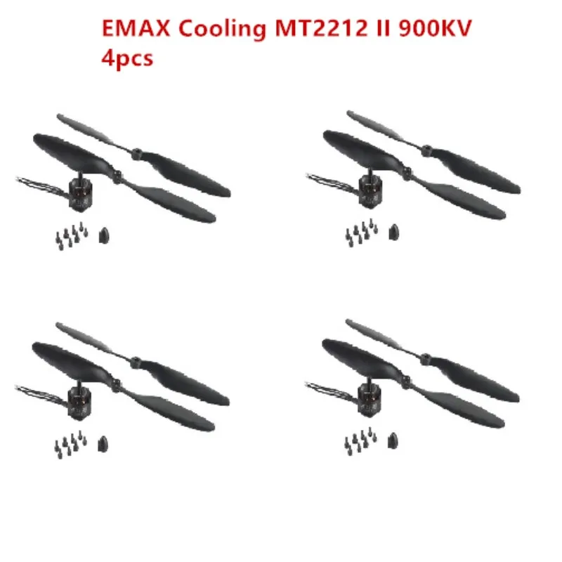 4 комплекта оригинальный Бесколлекторный двигатель EMAX охлаждение MT2212 II 900KV CW CCW с