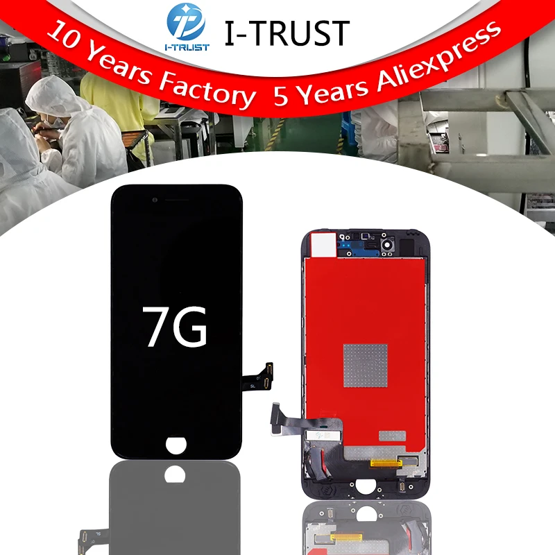 Сменный сенсорный ЖК экран для iPhone 7 7G 50 шт.|touch screen digitizer|lcd replacementiphone lcd |