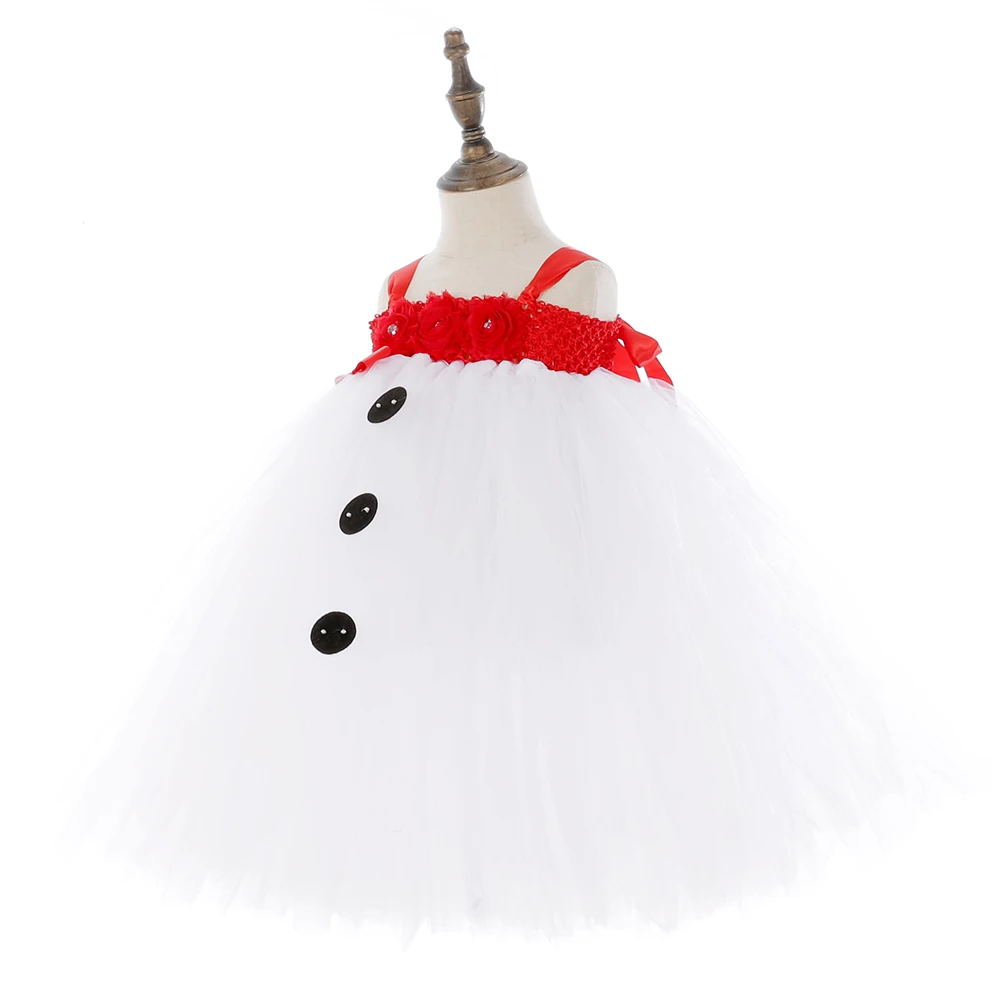 Beautiful Snowman Tutu Dress and Hat Baby Girls First Christmas Halloween Costume Winter New Year Thanksgiving Clothes Outfit | Детская