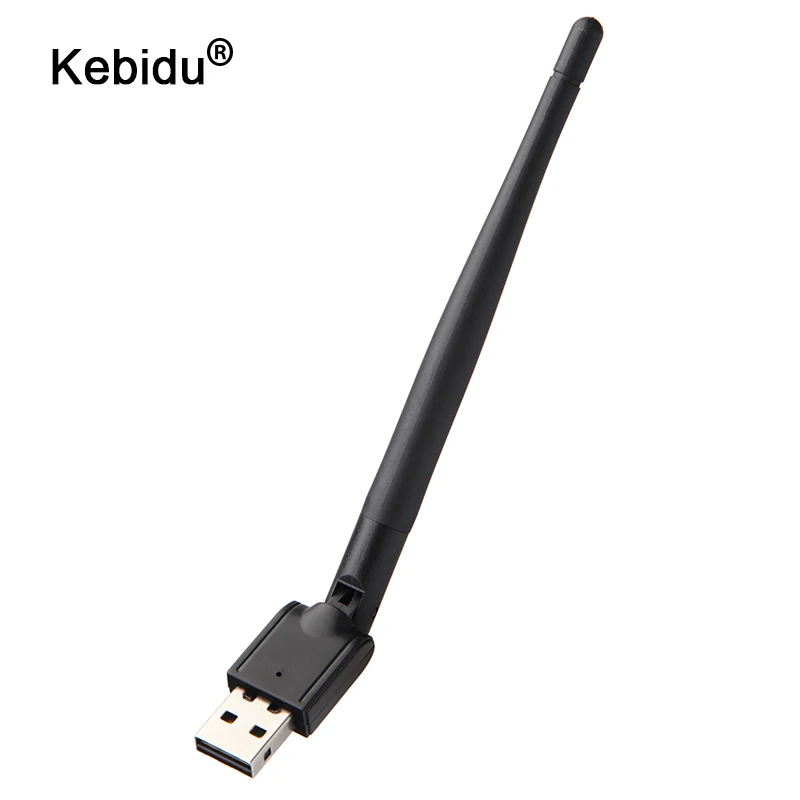 Kebidu Мини Wi Fi USB Сетевая карта MT7601 150M беспроводной WiFi приемник Внешний USB2.0 антенна