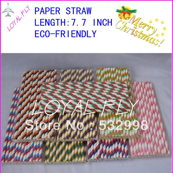 

8000pcs mix colors and Drinking Paper Straw strip paper party drink straw 151 color available free shipping