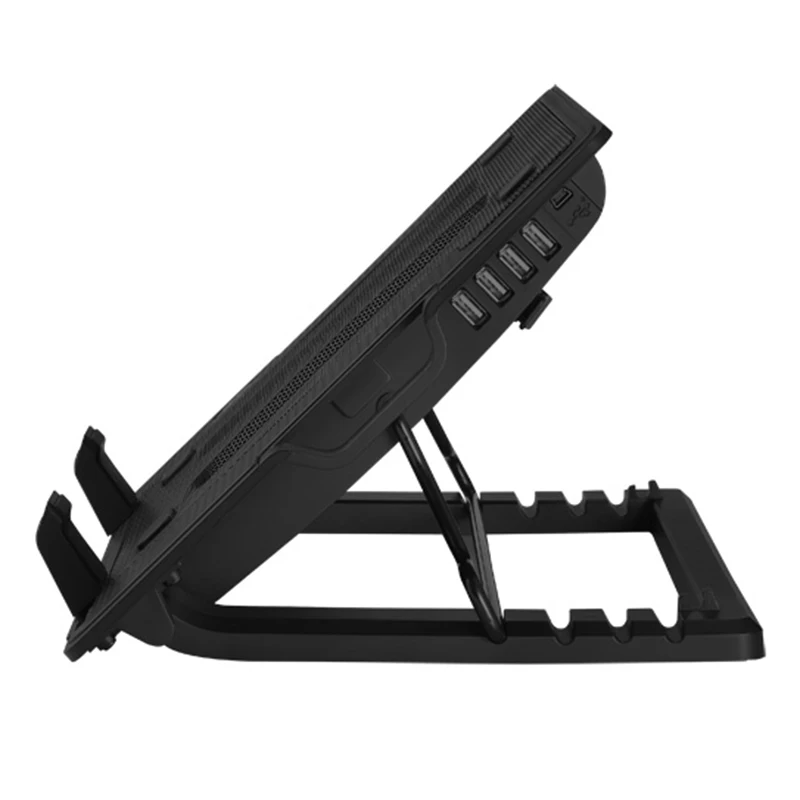 Laptop Cooler Accessories 6.5-45 Degree Adjustable 2 USB Cooling Pads Blue LED Notebook Stand Base For Computer PC | Компьютеры и офис