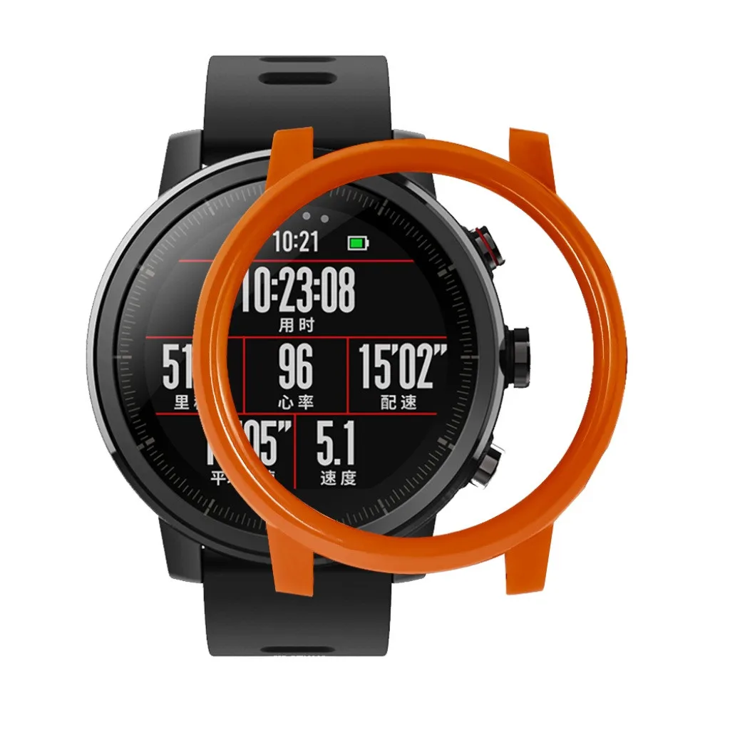 Модный чехол для ПК часы AMAZFIT 2/2S Stratos с защитой экрана Xiaomi Huami Cubierta protectora | Наручные